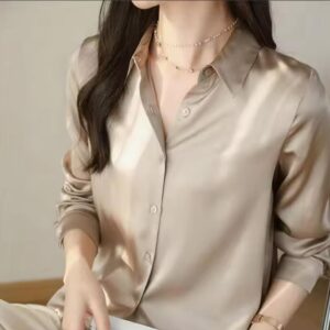 blusa satin
