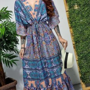 vestido hindu con mangas